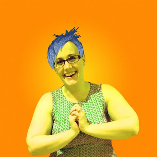 An image of Holli as Joy.